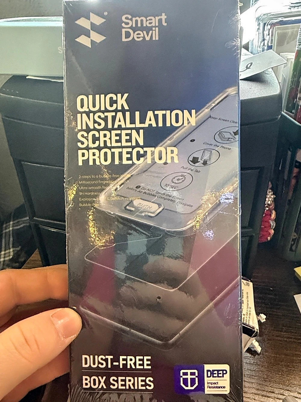 Smart Devil Quick Installation Screen Protector Screen Protector Black NWT